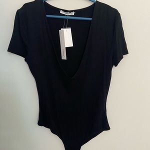 Long V-Neck Bodysuit